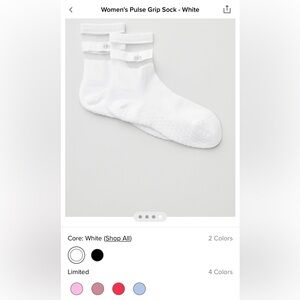 ALO Yoga women’s pulse grip socks